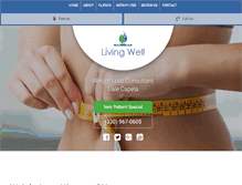 Tablet Screenshot of 4livingwell.com